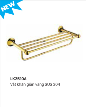 Phụ kiện vắt khăn giàn vàng Bancoot SUS 304 - LK2510A